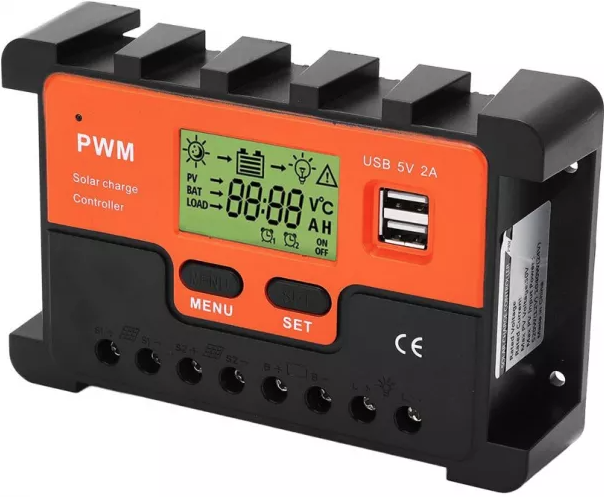 Controller Tensiune Pentru Panou Solar KZ001 12V 10 A LCD